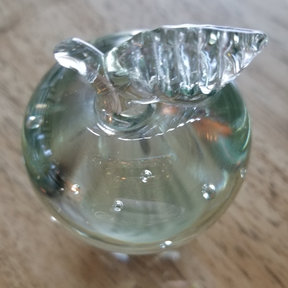 MSH ASH 1987 Vines Art Glass Apple 3 1/4" x 2 3/8" - Picture 11 of 15